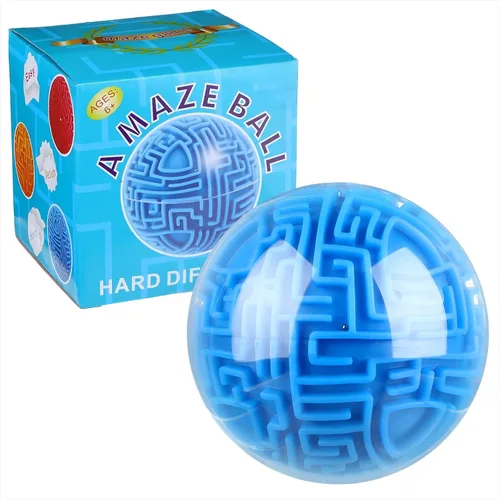 Sratte Maze Ball 3D Maze Game Puzzle Toy Gifts Gravity Brain Teasers Ball para niños, adolescentes y adultos, desafío difícil (clásico)