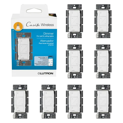 Miniatura 21 de Lutron Caseta - Interruptor de atenuación inteligente original (requiere Lutron Smart Hub), para luces LED, 150 vatios, un solo polo/3 vías, no Negro