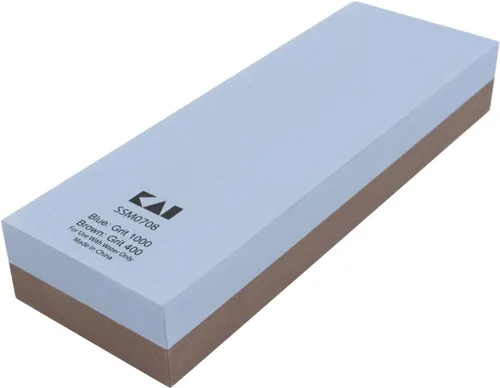 Miniatura 2 de Shun Afilador de piedra de afilar combinado, piedra de afilar combinada de grano 400 y 1000, afilador de cuchillos de doble cara para chefs