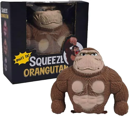 YHan Juguete Fidget de Mono Elástico Suave para Alivio del Estrés para Niños y Adultos, Peluches de Animales, Juguetes Sensoriales Elásticos y