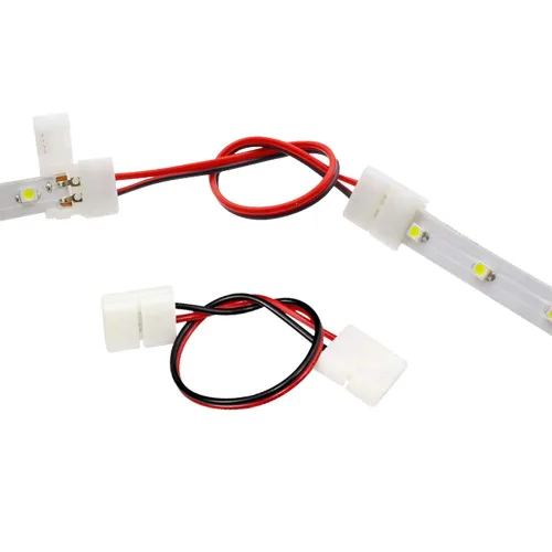 Miniatura 7 de Kit de Conectores para Tira LED de 2 Pines de 8mm FSJEE Incluye Conector de Esquina en Ángulo Recto de 2 Pines, Forma de T y Conector Sin Espacios