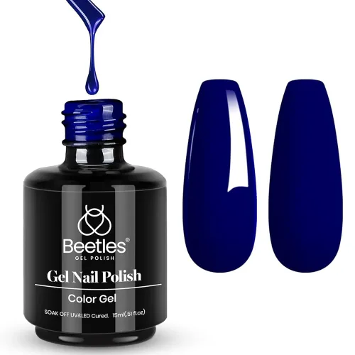 Miniatura 87 de Beetles - Esmalte de uñas de gel verde luminoso que brilla en la oscuridad, esmalte de uñas de gel que se absorbe con lámpara LED UV, arte de uñas