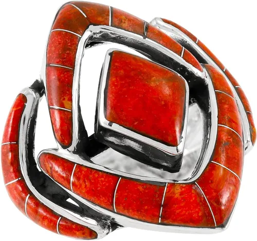 Miniatura 3 de Anillo turquesa en plata de ley 925 y turquesa auténtica (elige color)