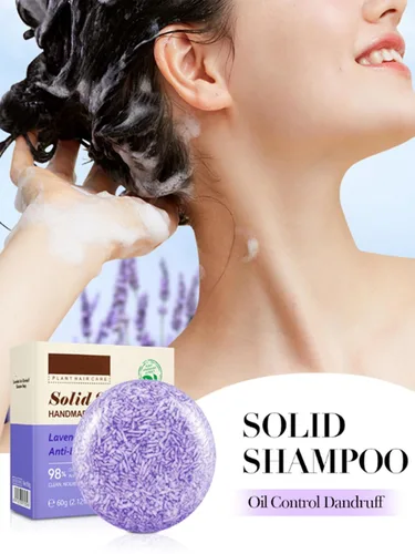 Miniatura 2 de Moily oisturizing Shampoo Bar, Plant-Based for Dry Hair Hydration and Cleanse Lavender One