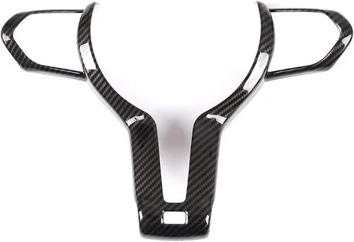 TINKI Cubierta de botón para volante de automóvil, ajuste para BMW F20 F21 F22 F23 F30 F32 F33 F34 F36 F39 F15 F16 F80 F85 F86 M - Accesorios Fibra