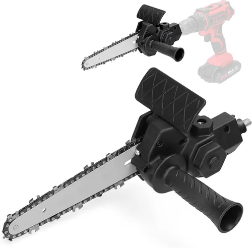 Taladro eléctrico de 6 pulgadas modificado a herramienta de motosierra eléctrica, accesorio de motosierras eléctricas, juego de herramientas de