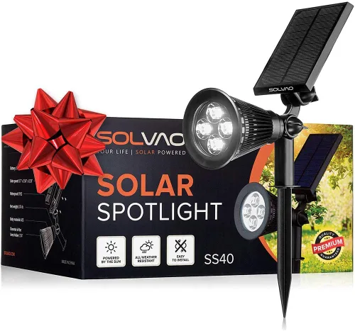 Miniatura 9 de SOLVAO - Paneles de luz solar, Negro, SS40
