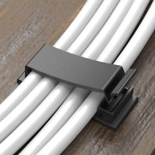 Miniatura 6 de XIAOXI Clips para cables con fuerte autoadhesivo, abrazaderas de alambre multiusos para organización de cables y corridos de cables, soporte