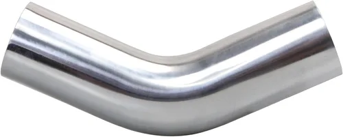 Miniatura 9 de 2" (51mm) OD 45 Grados Tubo de Codo de Aluminio, Tubo de Intercooler, Tubo de Toma de Aire, Radio 1.5D, Tubo de Aleación de Aluminio Alto Pulido