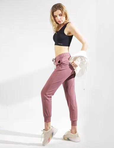 Miniatura 7 de AJISAI - Pantalones deportivos para mujer con cordón y bolsillos, para correr y relajarse