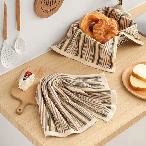 Miniatura 7 de SALAS Toallas de Cocina Premium de Algodón para Secar Platos, Toallas Grandes y Largas de Mano de Cocina, Paños de Cocina de Algodón Gruesos