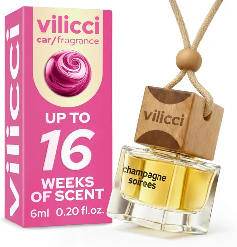 Vilicci Ambientador de coche | Lujoso difusor colgante | Difusor de coche colgante premium | Fragancia de larga duración para automóvil | 1 botella