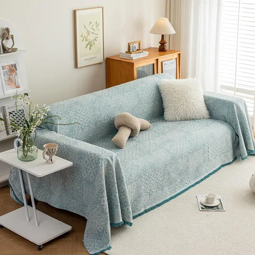 Miniatura 21 de ROOMLIFE Funda de sofá con estampado de leopardo para sofá de 3 plazas, lavable, protector de muebles para perros, funda de sofá suave