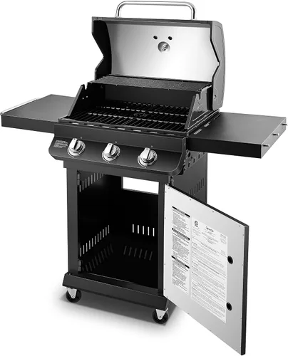 Miniatura 10 de Dyna-Glo DGP397CNN-D Premier - Parrilla de gas natural de 3 quemadores, color negro