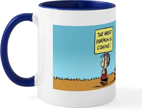 Miniatura 62 de CafePress Sincere Pumpkin Patch Mug Taza de café de cerámica de 11 oz (11.0 fl oz)