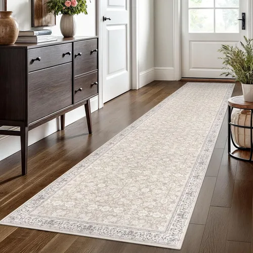 Miniatura 116 de SIILOOM Alfombra antideslizante de pasillo moderna de 2 x 5, súper suave, para pasillos, decoración para cocina, alfombras para pasillos sin 2-Verde