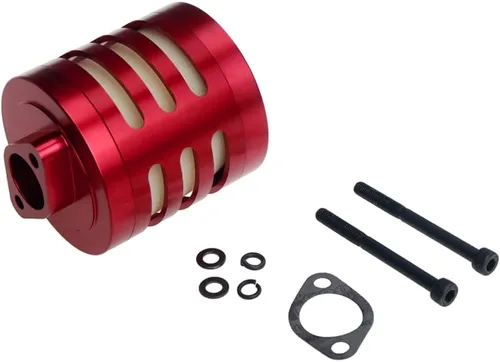 Miniatura 5 de Juego de filtros de aire para 1/5 RC Hpi Baja Rovan King Motor 5B 5T 5SC FG GoPed (rojo)