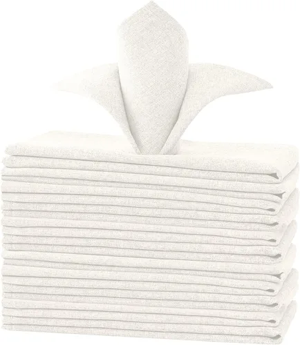 Miniatura 33 de H.VERSAILTEX Mantel de Lino Texturizado 60 x 84 pulgadas Impermeable Mantel Decorativo Antiderrames con Aspecto de Lino para Mesa de Fiesta Tela