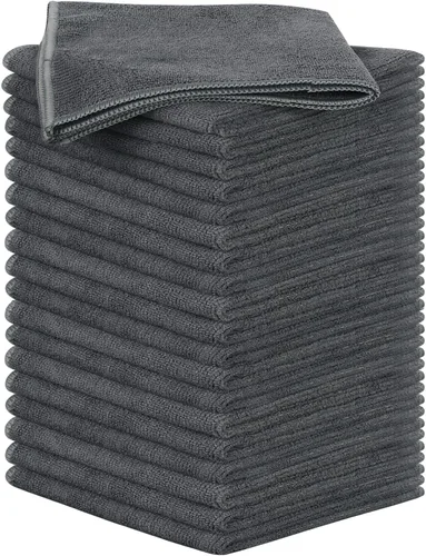 Miniatura 11 de SINLAND Paño de limpieza de microfibra súper absorbente, paños de cocina de secado rápido, sin rayas, paños de vidrio, 12 x 12 pulgadas, paquete