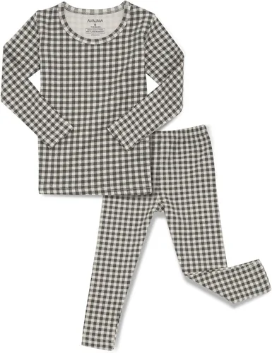 Miniatura 93 de AVAUMA Conjunto de pijama de algodón para bebés y niñas de 6 meses a 7 años