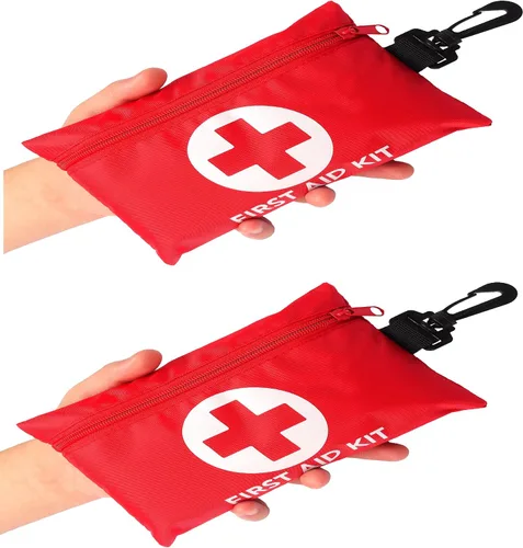 Galaxylense 128 kits de primeros auxilios pequeños para supervivencia, emergencia, trauma, militar, táctico, escuela médica, oficina, hogar, caza,
