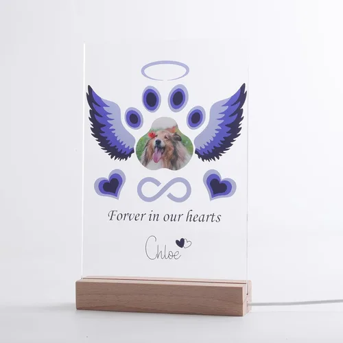 Miniatura 7 de Placa conmemorativa personalizada para fotos para mascotas, placa conmemorativa personalizada para mascotas, regalo de duelo de mascotas, regalo