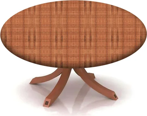 Miniatura 20 de Mantel redondo ajustable con patrón marítimo, borde elástico, adecuado para catering y cocina, se puede limpiar con el mantel de mesa redonda
