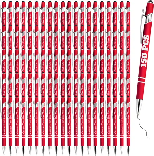 Miniatura 69 de Bolígrafos personalizados con grabado de nombre personalizado, bolígrafos de punta de lápiz con punta de lápiz personalizada, bolígrafos de Azul