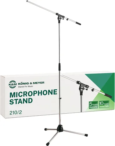 Miniatura 2 de Konig & Meyer K&M 254B - Soporte para micrófono con trípode (versión europea), color negro