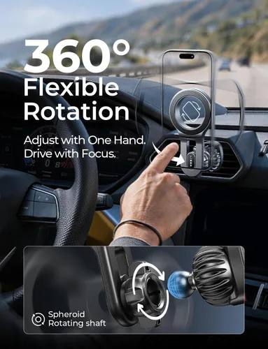 Miniatura 6 de LISEN Soporte magnético para teléfono para ventilación de automóvil, soporte magnético para teléfono de ventilación de automóvil, soporte