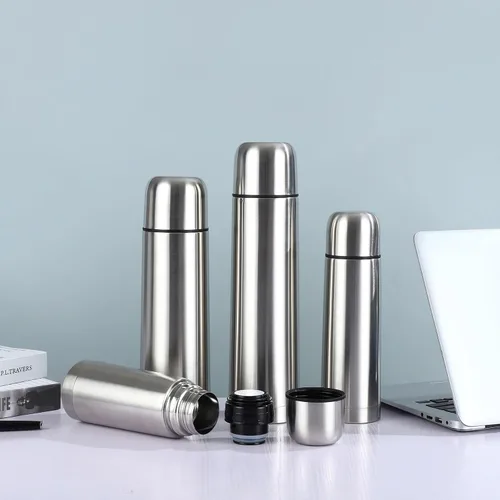 Miniatura 8 de Botella térmica aislada con taza, frasco de café de acero inoxidable para bebidas calientes y frías, botella de agua aislada al vacío, taza de viaje