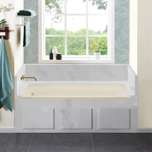 Miniatura 24 de Swiss Madison Voltaire 66" x 32" Bañera de Alcoba con Drenaje de Mano Derecha BLANCO BRILLO