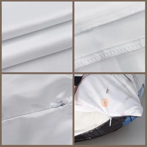 Miniatura 3 de 10 fundas de almohada de 16 x 16 pulgadas a granel, fundas de cojín blancas, fundas de almohada de transferencia de calor, fundas de almohada