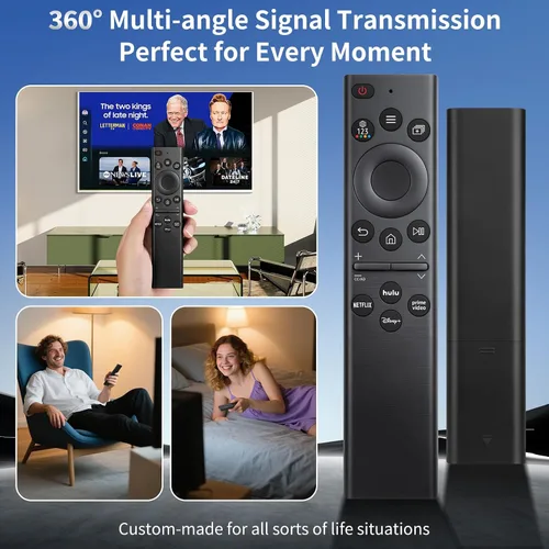 Miniatura 8 de Paquete de 2 mandos a distancia universales para Samsung TV Frame Solar Serif Crystal Curved LED QLED OLED Neo UHD SUHD HDTV 4K 8K 7 8 9 Series