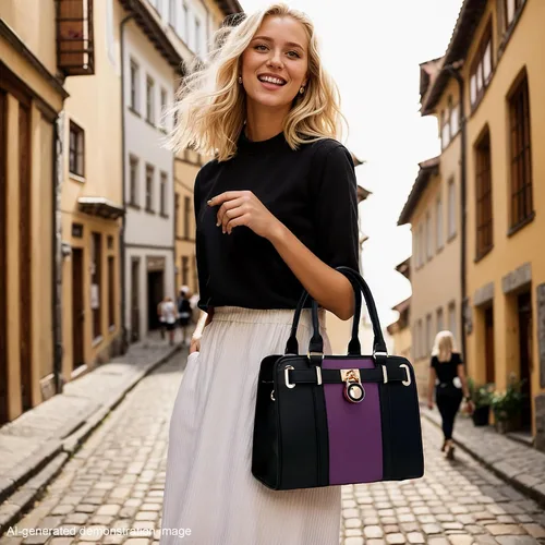 Miniatura 3 de Conjuntos de bolsos para mujeres, bolsos de hombro con asa superior, maletín de trabajo, conjunto de carteras tipo tote con billetera a juego, 2