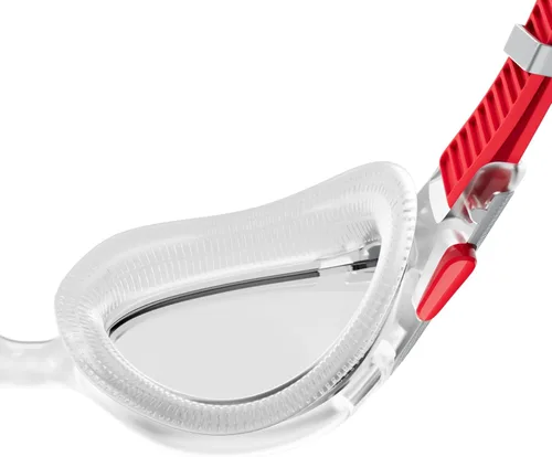 Miniatura 4 de Speedo Biofuse 2.0 - Gafas de natación unisex para adultos Rojo alimentado/plata/transparente