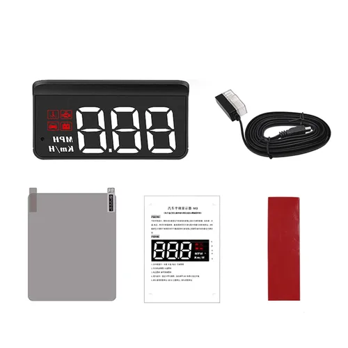Miniatura 3 de Head Up Display, HUD GPS universal para coche, interfaz USB del velocímetro, velocidad, dirección de conducción, sobrevelocidad, código de falla