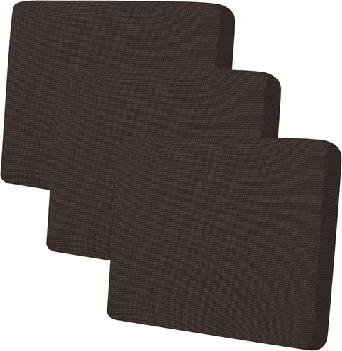 Miniatura 70 de Easy-Going - 4 Fundas de cojín elásticas para sofá seccional, izquierda/derecha, en forma de L, funda de asiento antideslizante, suave, flexible