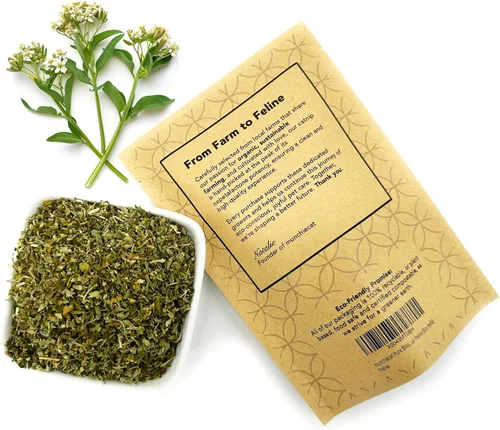 Miniatura 4 de Feline Fantasy Blend, Silvervine: hierba gatera americana orgánica certificada por USDA con Silvervine Matatabi, 1 taza de recambio – Respetuoso