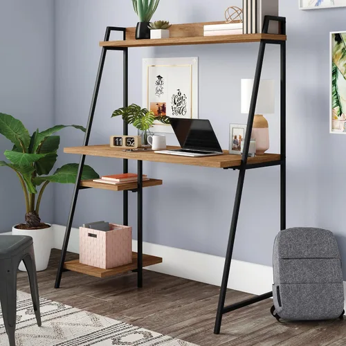 Miniatura 2 de Sauder North Avenue Escritorio para computadora con gabinete, L: 43.07" x W: 20.16" x H: 54.21", Mango Sindoori
