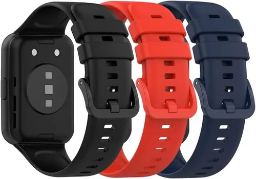 Miniatura 13 de Senter Correas de repuesto de goma suave de liberación rápida para Huawei Watch Fit 2 Smart Watch Blanco