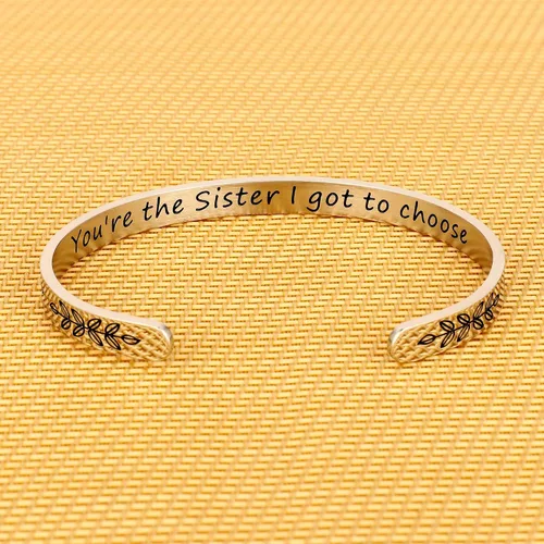 Miniatura 3 de M MOOHAM - Pulseras para mujeres y niñas, con mantra, joyería motivacional, divertida, para mejor amiga, mamá, hija, hijo, hermana o sobrina