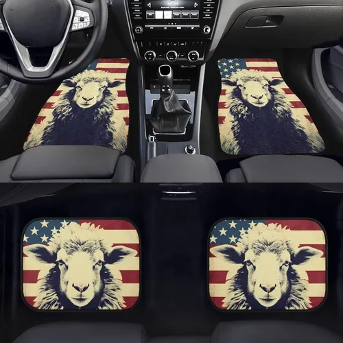 Miniatura 26 de 4 alfombrillas delanteras y traseras para automóvil, SUV, furgoneta y camión, protección de suelo para todo tipo de clima, juego de accesorios