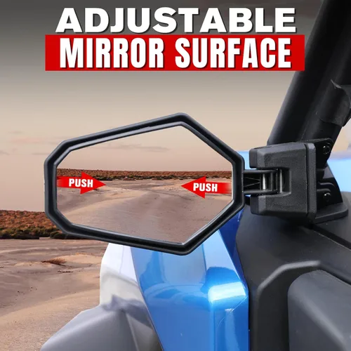 Miniatura 3 de A & UTV PRO Espejo retrovisor para Can Am Commander 2021-2026, espejos retrovisores centrales convexos para 2018-2026 Can Am Maverick Trail