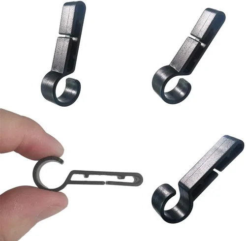 Miniatura 7 de 10 clips de casco para casco duro, monta fácilmente el faro en el casco de bordes estrechos 10pcs