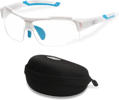 Miniatura 12 de BLUE CUT Sports Safety Goggles Interchangeable Sun Lens Anti Fog UV Protection Indoor Outdoor Pickleball Cycling Basketball Blanco/Rosa