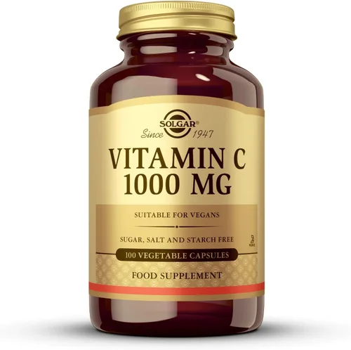 Miniatura 4 de Solgar Vitamina C 1000 mg, 100 cápsulas vegetales – Antioxidante y apoyo inmunológico – Salud general – Piel y articulaciones saludables