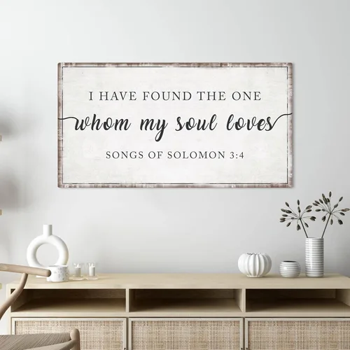 Miniatura 11 de Decoración de pared inspiradora – Arte de pared cristiano y decoración de pared familiar – Decoración de pared con versículos de la Biblia, Citas
