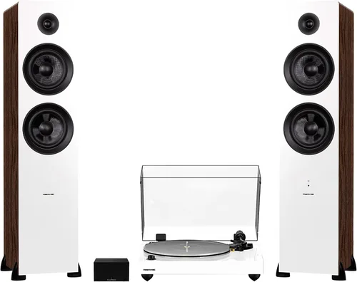 Miniatura 12 de Fluance RT85N Reference High Fidelity Vinyl Turntable (Walnut), PA10 Phono Preamp and Ai81 Powered Floorstanding Speakers (White Walnut), Nagaoka