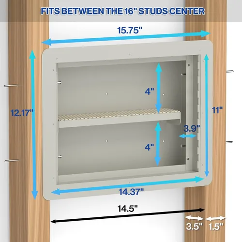 Miniatura 4 de POCHAR Caja de seguridad de pared pequeña con adhesivo para disfraz, caja fuerte entre los pernos para el hogar, la oficina, almacenamiento oculto